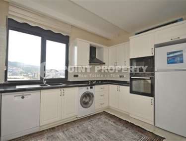 Роскошный, трёхкомнатный пентхаус с изысканным интерьером в районе Каргыджак, Аланья, площадью 124 м2-id-2649-фото-4