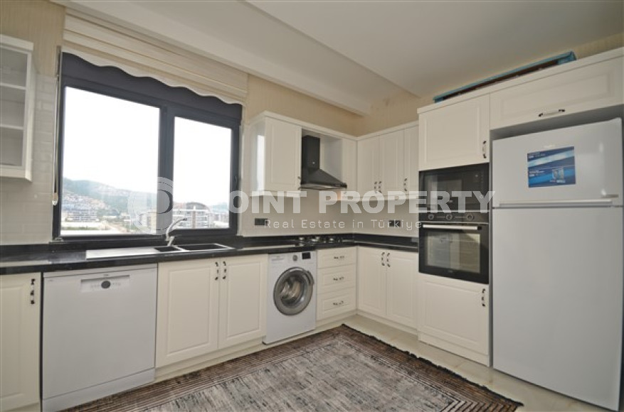 Роскошный, трёхкомнатный пентхаус с изысканным интерьером в районе Каргыджак, Аланья, площадью 124 м2-id-2649-фото-4