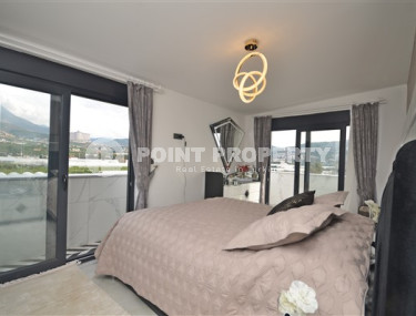 Роскошный, трёхкомнатный пентхаус с изысканным интерьером в районе Каргыджак, Аланья, площадью 124 м2-id-2649-фото-5