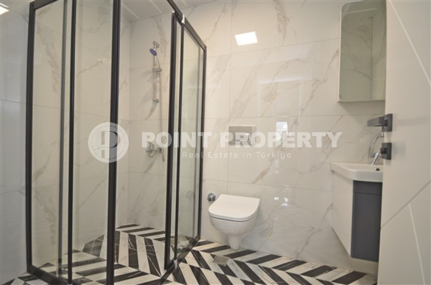 Роскошный, трёхкомнатный пентхаус с изысканным интерьером в районе Каргыджак, Аланья, площадью 124 м2-id-2649-фото-13