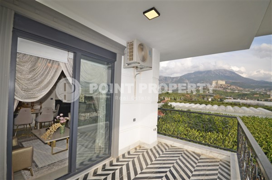 Роскошный, трёхкомнатный пентхаус с изысканным интерьером в районе Каргыджак, Аланья, площадью 124 м2-id-2649-фото-16