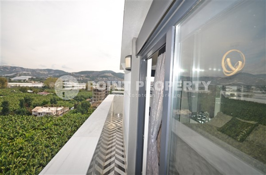 Роскошный, трёхкомнатный пентхаус с изысканным интерьером в районе Каргыджак, Аланья, площадью 124 м2-id-2649-фото-18