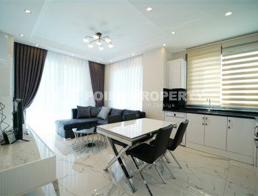 Видовая квартира на первой линии, рядом с морем, 2+1, 95 м2 в районе Кестель, Аланья-id-2652-фото-5