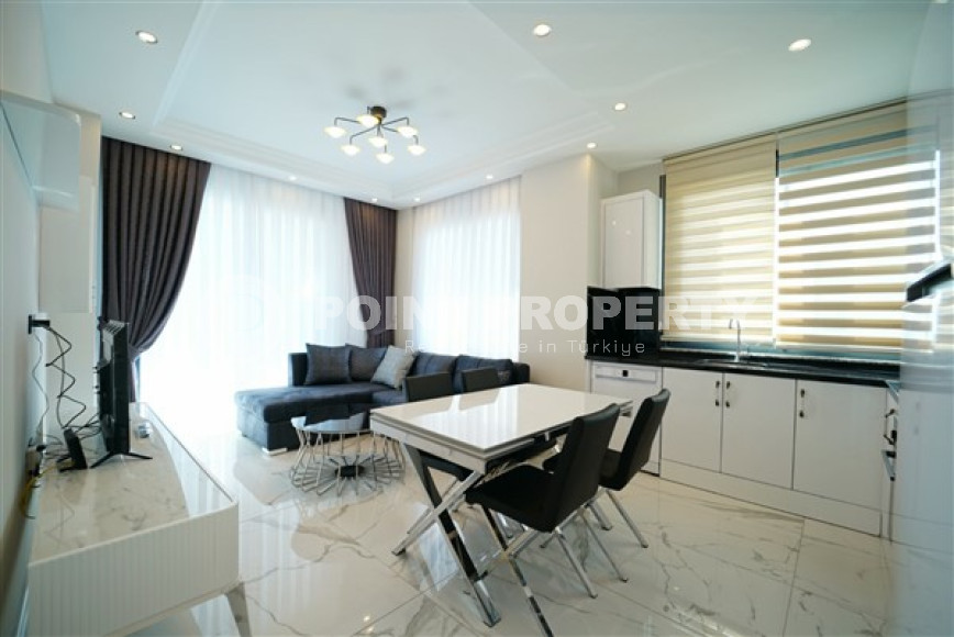 Видовая квартира на первой линии, рядом с морем, 2+1, 95 м2 в районе Кестель, Аланья-id-2652-фото-5