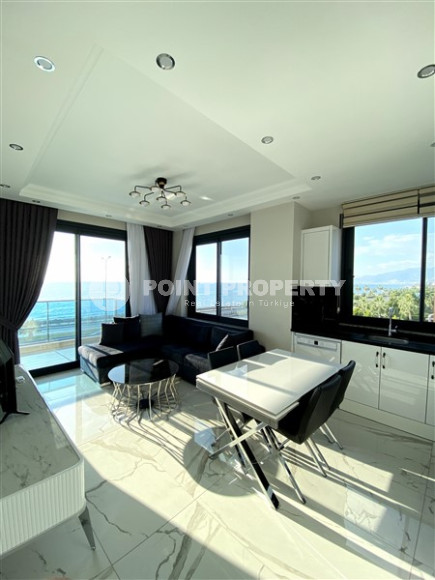 Видовая квартира на первой линии, рядом с морем, 2+1, 95 м2 в районе Кестель, Аланья-id-2652-фото-7