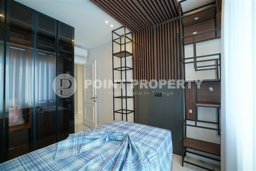 Видовая квартира на первой линии, рядом с морем, 2+1, 95 м2 в районе Кестель, Аланья-id-2652-фото-8