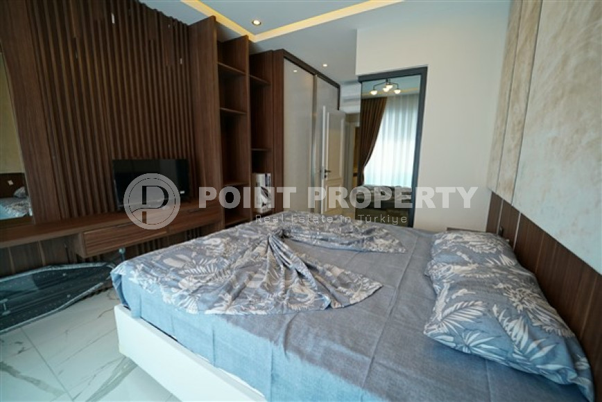 Видовая квартира на первой линии, рядом с морем, 2+1, 95 м2 в районе Кестель, Аланья-id-2652-фото-9