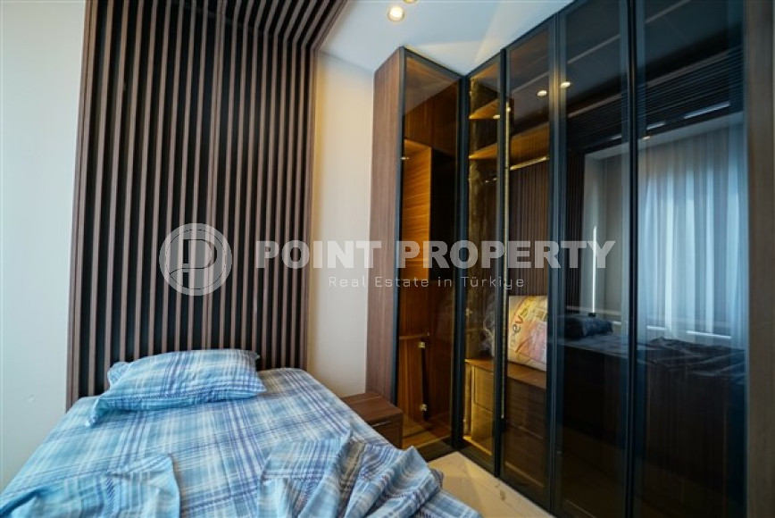 Видовая квартира на первой линии, рядом с морем, 2+1, 95 м2 в районе Кестель, Аланья-id-2652-фото-10