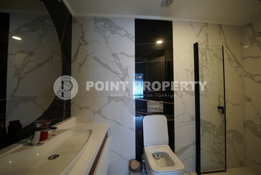 Видовая квартира на первой линии, рядом с морем, 2+1, 95 м2 в районе Кестель, Аланья-id-2652-фото-17