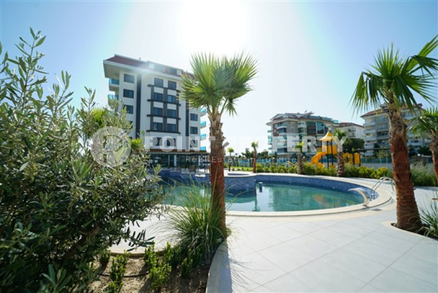 Видовая квартира на первой линии, рядом с морем, 2+1, 95 м2 в районе Кестель, Аланья-id-2652-фото-24