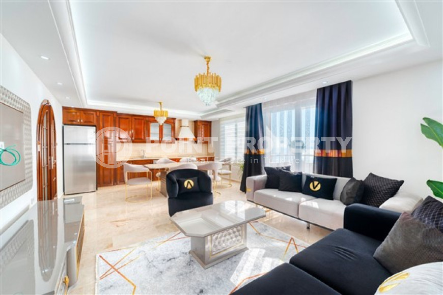 View apartment 2+1 with designer interior and extensive infrastructure in the Mahmutlar area-id-2654-photo-3