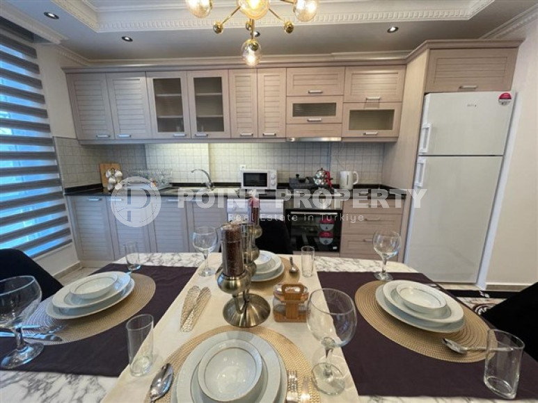 Очаровательные апартаменты в 200 метрах от моря, площадью 120 м2, в районе Махмутлар, Аланья-id-2655-фото-5