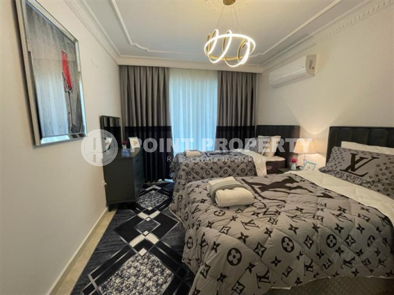 Очаровательные апартаменты в 200 метрах от моря, площадью 120 м2, в районе Махмутлар, Аланья-id-2655-фото-7