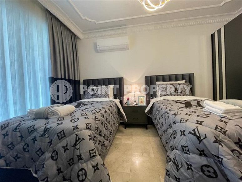 Очаровательные апартаменты в 200 метрах от моря, площадью 120 м2, в районе Махмутлар, Аланья-id-2655-фото-10