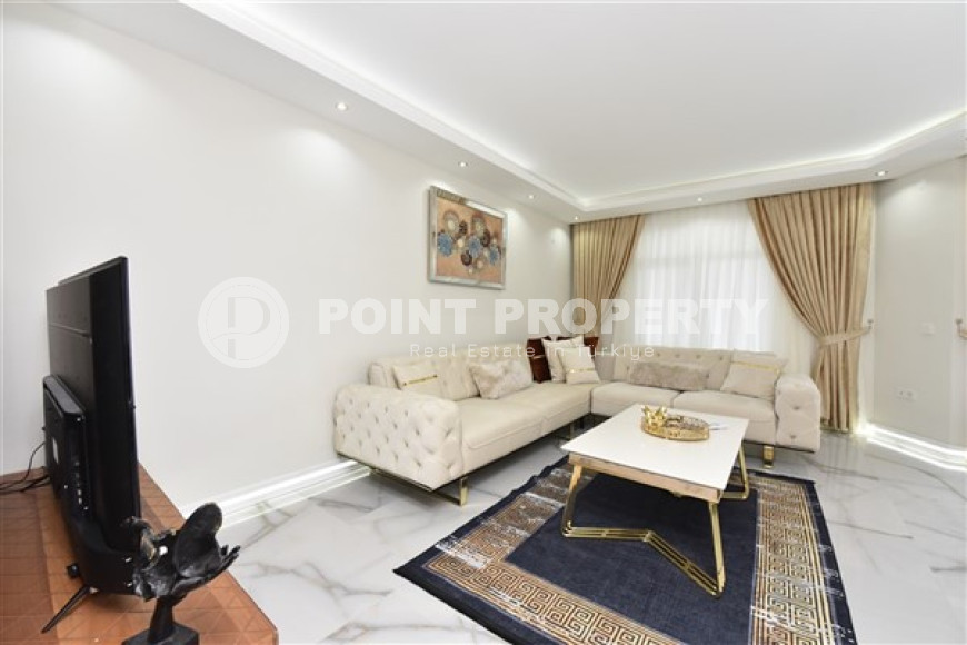 Элегантный дуплекс с тремя спальнями, 170м², с потрясающими видами в районе Алании - Бекташ-id-2656-фото-6