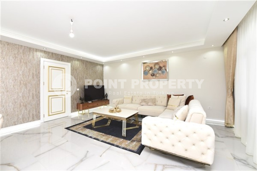 Элегантный дуплекс с тремя спальнями, 170м², с потрясающими видами в районе Алании - Бекташ-id-2656-фото-7