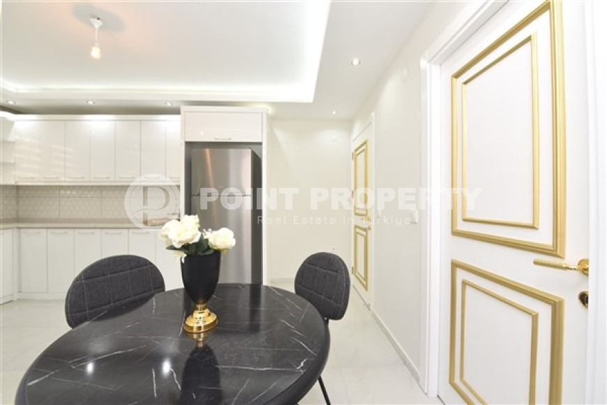 Элегантный дуплекс с тремя спальнями, 170м², с потрясающими видами в районе Алании - Бекташ-id-2656-фото-11