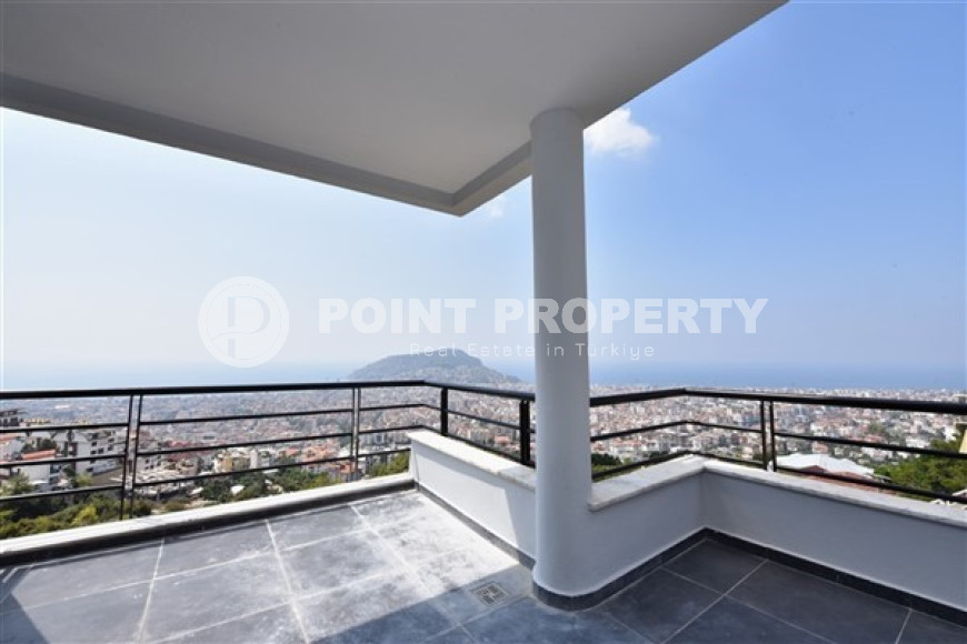 Элегантный дуплекс с тремя спальнями, 170м², с потрясающими видами в районе Алании - Бекташ-id-2656-фото-17