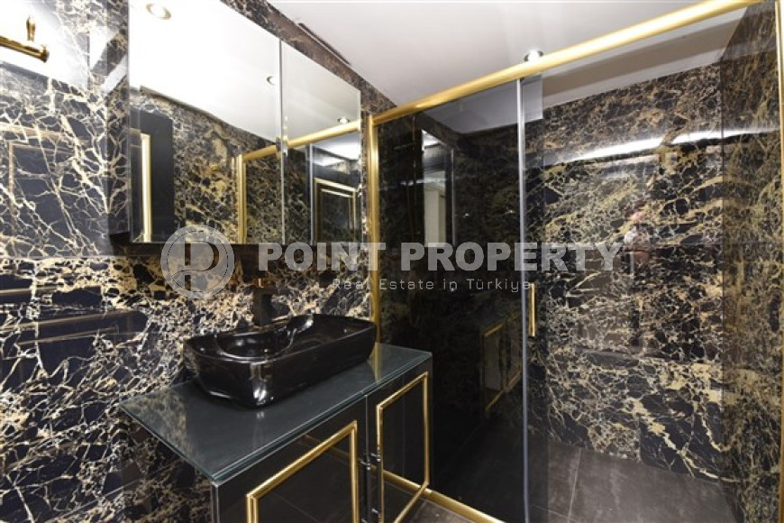 Элегантный дуплекс с тремя спальнями, 170м², с потрясающими видами в районе Алании - Бекташ-id-2656-фото-23