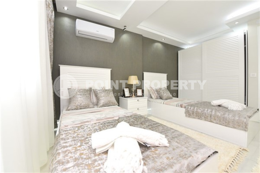 Элегантный дуплекс с тремя спальнями, 170м², с потрясающими видами в районе Алании - Бекташ-id-2656-фото-27