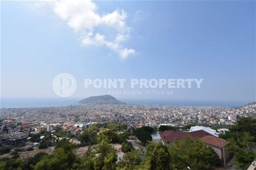 Элегантный дуплекс с тремя спальнями, 170м², с потрясающими видами в районе Алании - Бекташ-id-2656-фото-30