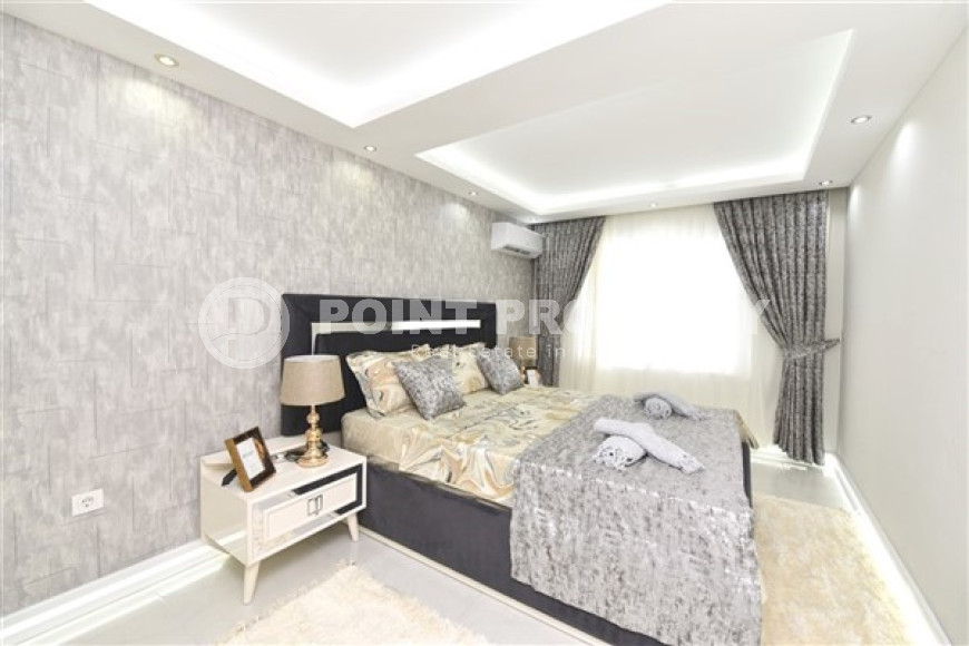 Элегантный дуплекс с тремя спальнями, 170м², с потрясающими видами в районе Алании - Бекташ-id-2656-фото-32