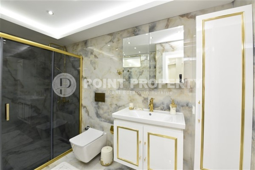 Элегантный дуплекс с тремя спальнями, 170м², с потрясающими видами в районе Алании - Бекташ-id-2656-фото-33