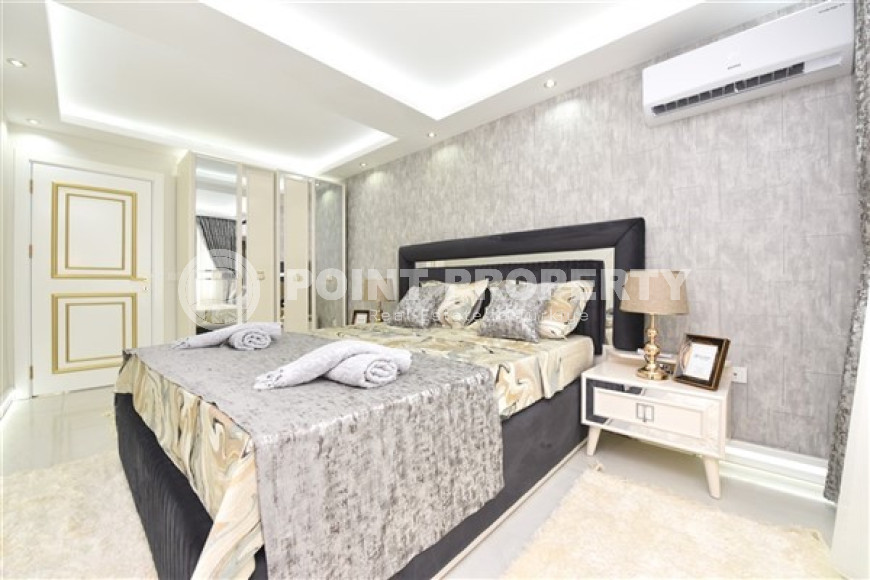 Элегантный дуплекс с тремя спальнями, 170м², с потрясающими видами в районе Алании - Бекташ-id-2656-фото-34