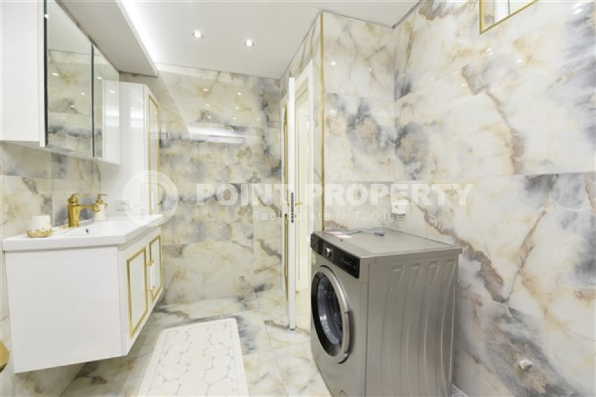 Элегантный дуплекс с тремя спальнями, 170м², с потрясающими видами в районе Алании - Бекташ-id-2656-фото-36