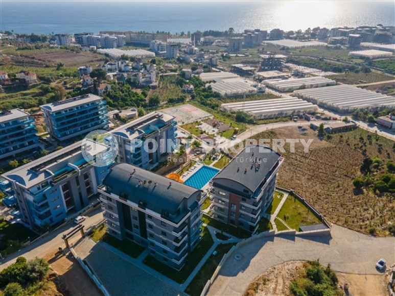 Элегантный садовый дуплекс 4+1, 150м², в комплексе премиум класса в Каргыджаке, Алания-id-2658-фото-2