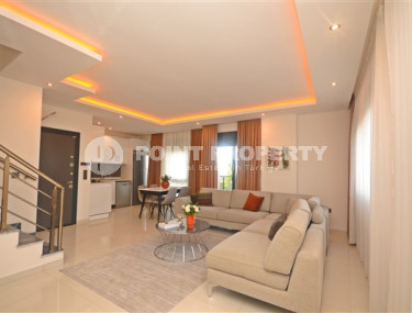 Элегантный садовый дуплекс 4+1, 150м², в комплексе премиум класса в Каргыджаке, Алания-id-2658-фото-4