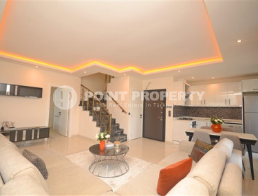 Элегантный садовый дуплекс 4+1, 150м², в комплексе премиум класса в Каргыджаке, Алания-id-2658-фото-5