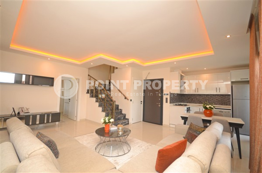 Элегантный садовый дуплекс 4+1, 150м², в комплексе премиум класса в Каргыджаке, Алания-id-2658-фото-5