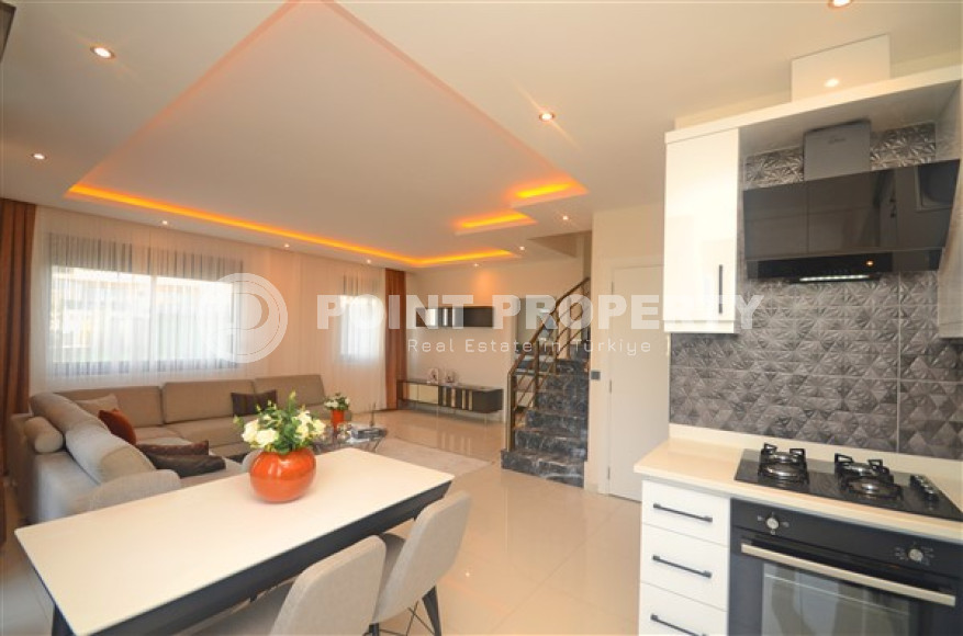 Элегантный садовый дуплекс 4+1, 150м², в комплексе премиум класса в Каргыджаке, Алания-id-2658-фото-6