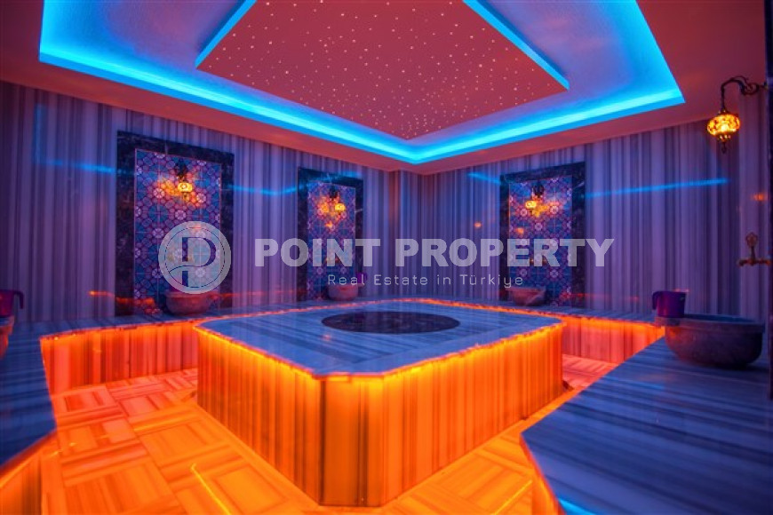 Элегантный садовый дуплекс 4+1, 150м², в комплексе премиум класса в Каргыджаке, Алания-id-2658-фото-28