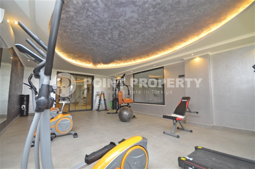 Элегантный садовый дуплекс 4+1, 150м², в комплексе премиум класса в Каргыджаке, Алания-id-2658-фото-30