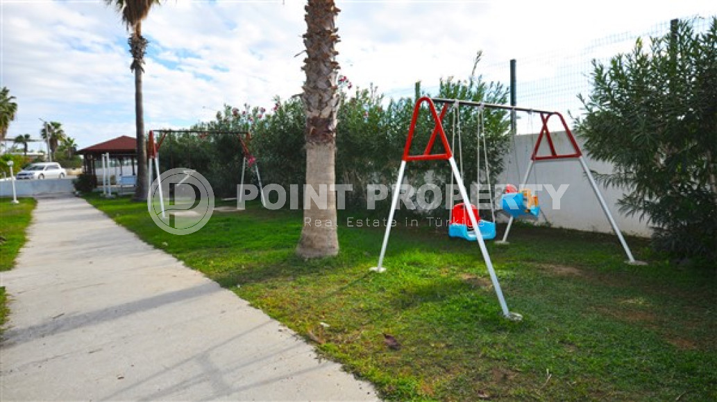 Меблированная вилла с тремя спальнями, 180м², в 50м от частного пляжа, в районе Алании Паяллар.-id-2659-фото-8