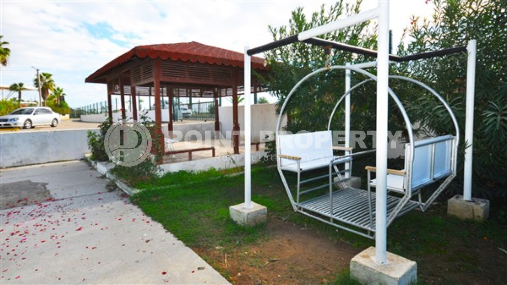 Меблированная вилла с тремя спальнями, 180м², в 50м от частного пляжа, в районе Алании Паяллар.-id-2659-фото-9