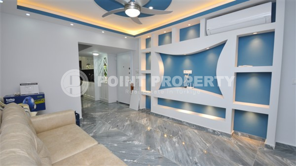 Меблированная вилла с тремя спальнями, 180м², в 50м от частного пляжа, в районе Алании Паяллар.-id-2659-фото-21