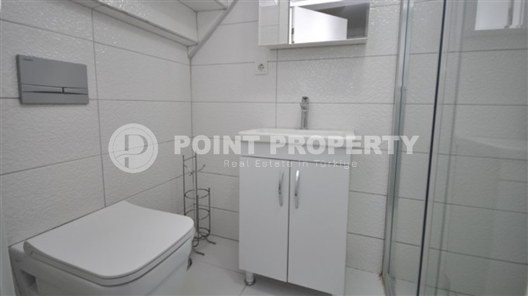 Меблированная вилла с тремя спальнями, 180м², в 50м от частного пляжа, в районе Алании Паяллар.-id-2659-фото-24