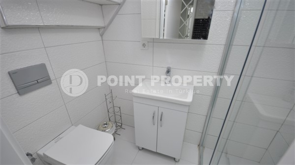 Меблированная вилла с тремя спальнями, 180м², в 50м от частного пляжа, в районе Алании Паяллар.-id-2659-фото-25