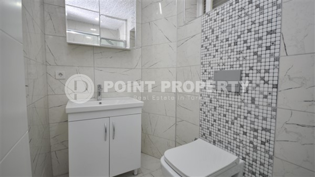 Меблированная вилла с тремя спальнями, 180м², в 50м от частного пляжа, в районе Алании Паяллар.-id-2659-фото-35