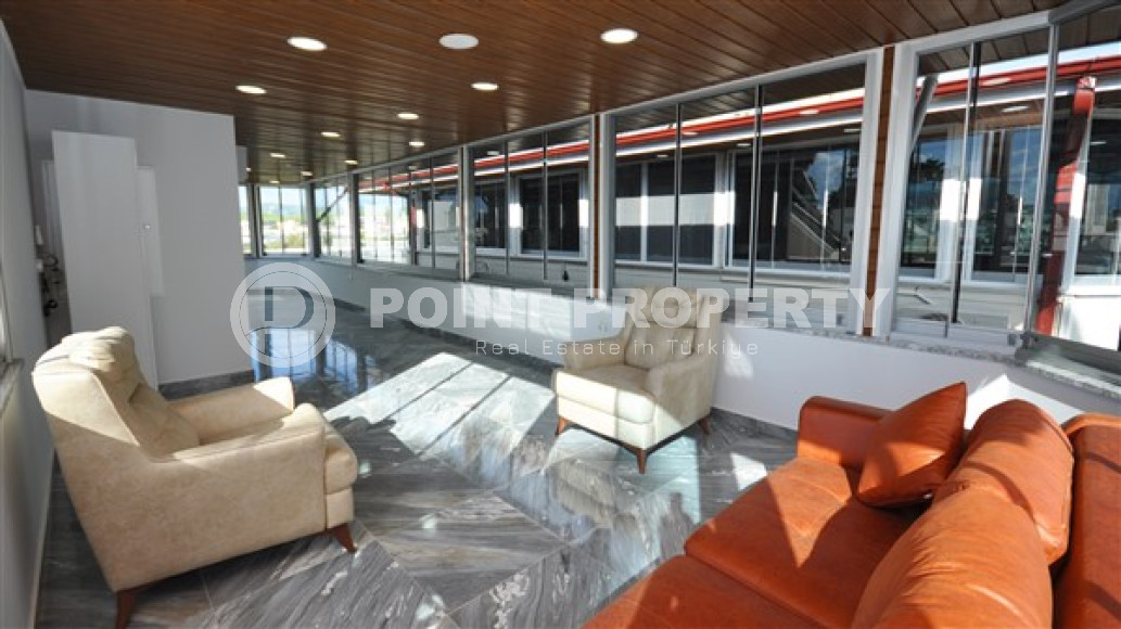 Меблированная вилла с тремя спальнями, 180м², в 50м от частного пляжа, в районе Алании Паяллар.-id-2659-фото-38