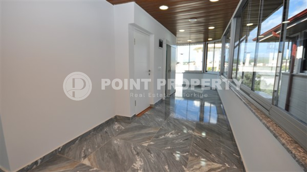 Меблированная вилла с тремя спальнями, 180м², в 50м от частного пляжа, в районе Алании Паяллар.-id-2659-фото-41