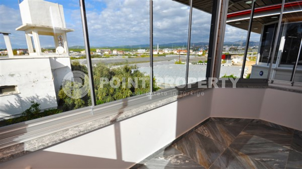 Меблированная вилла с тремя спальнями, 180м², в 50м от частного пляжа, в районе Алании Паяллар.-id-2659-фото-43