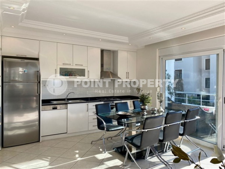 Cozy three-room apartment, 125m², in a complex with a swimming pool in a mountainous area of Alanya-id-2661-photo-11