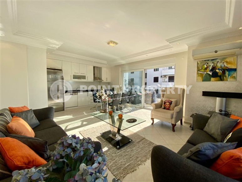 Cozy three-room apartment, 125m², in a complex with a swimming pool in a mountainous area of Alanya-id-2661-photo-15