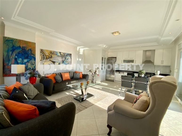 Cozy three-room apartment, 125m², in a complex with a swimming pool in a mountainous area of Alanya-id-2661-photo-16