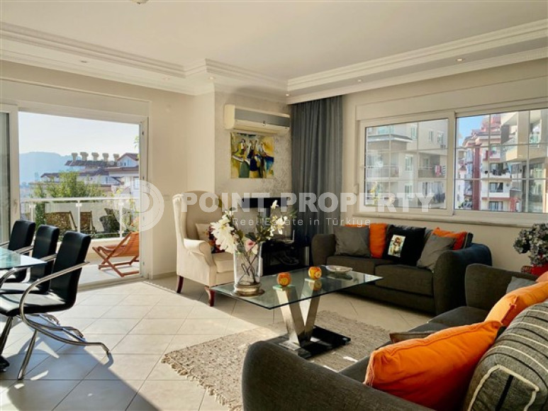 Cozy three-room apartment, 125m², in a complex with a swimming pool in a mountainous area of Alanya-id-2661-photo-17