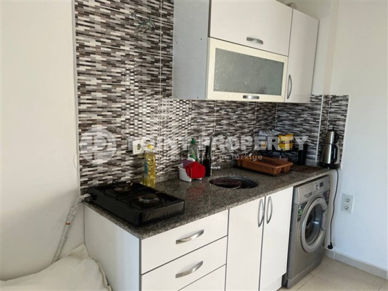 Недорогие апартаменты планировки 1+1, с видом на море и горы, в районе Конаклы, Аланья, 65 м2.-id-2670-фото-2